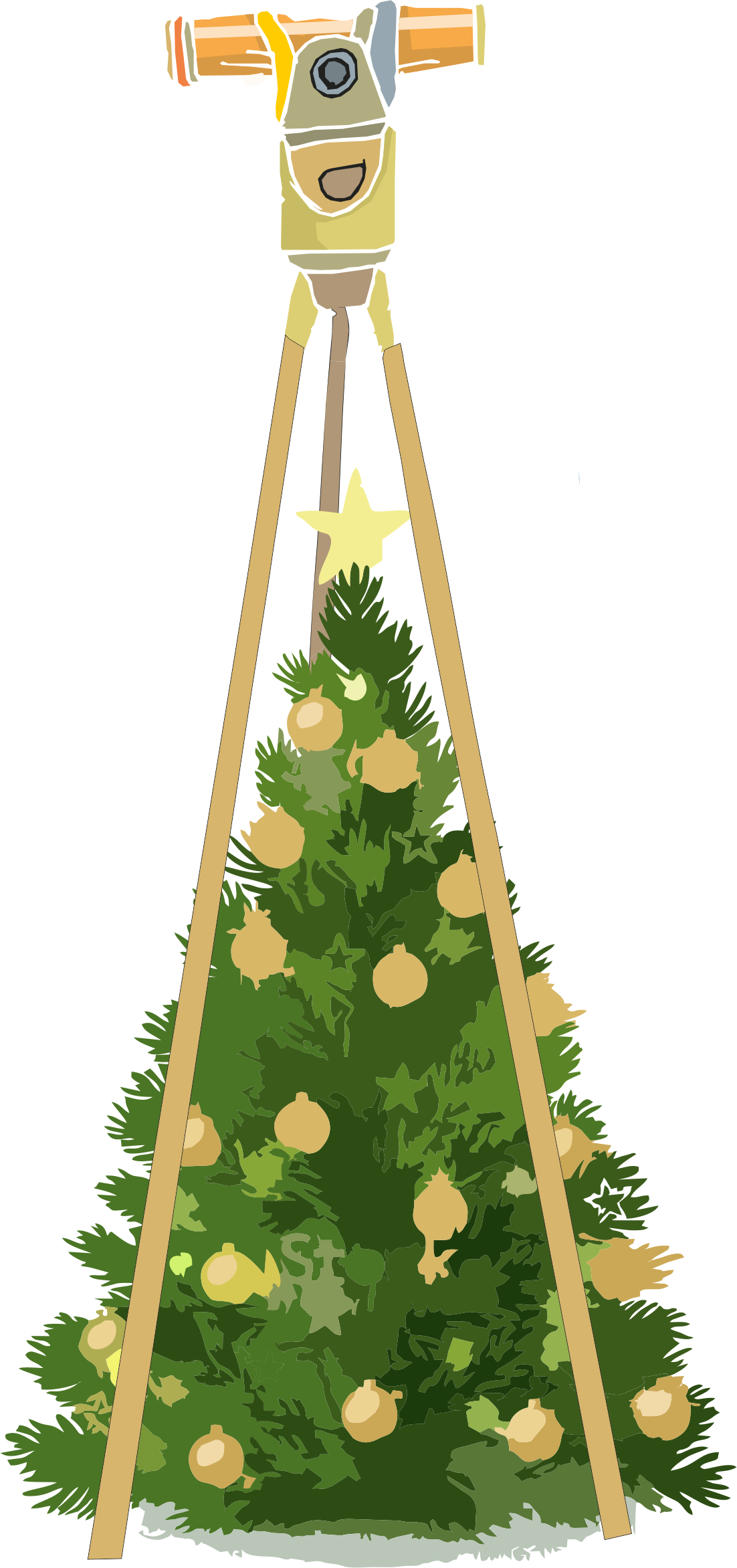 Tannenbaum mit Nivellier